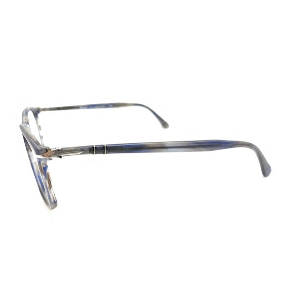 Persol 3213-V 1083 Smoke Gray Blue Eyeglasses Frames 55-18 145 Italy Designer - Picture 7 of 12